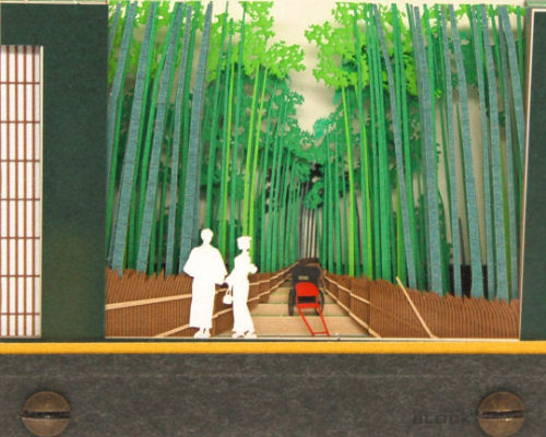 Omoshiroi Block Scenery Blossoms in Kyoto Memo Pad | Japan Trend Shop