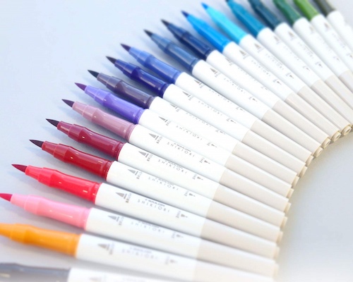 Sailor Shikiori Seasonal Japan Brush and Fine Tip Markers | Japan