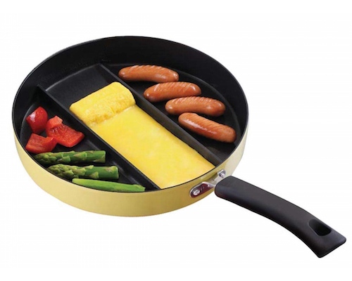 Divided Frying Pan for Tamagoyaki Omelette