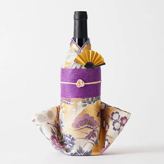 Kimono Bottle Cover (Full Set of 8) | Japan Trend Shop