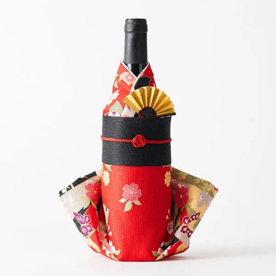 Kimono Bottle Cover (Full Set of 8) | Japan Trend Shop