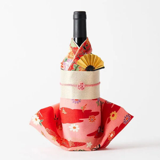 Kimono Bottle Cover (Full Set of 8) | Japan Trend Shop