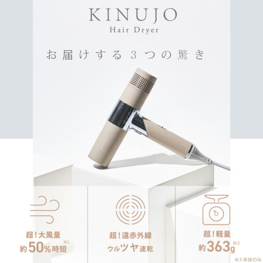 Kinujo Hair Dryer | Japan Trend Shop