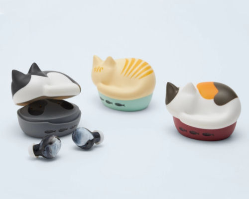 Neko True Wireless Earphones Furry | Japan Trend Shop