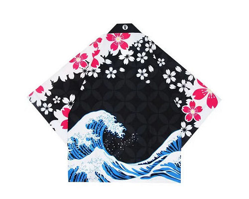 Happi Tokyo Cherry Blossom and Wave Festival Coat | Japan Trend Shop