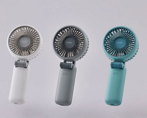 小物 cado FRAGMENT Handy Fan Stream Mini Cado Stream Mini Handy Fan | Japan Trend Shop