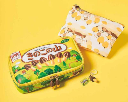 Kinoko no Yama Pouch and Charm | Japan Trend Shop