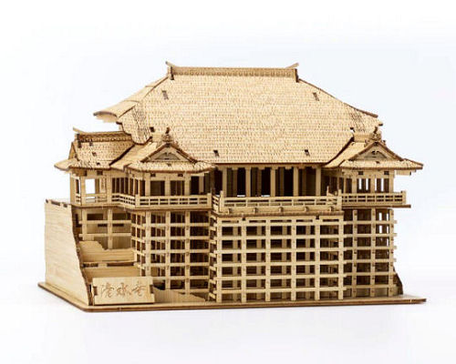 kiyomiページ Kiyomizu-dera Temple Wa-Gu-Mi Bamboo Art Kit | Japan Trend Shop