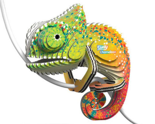 Eugy 75 Cardboard Chameleon | Japan Trend Shop