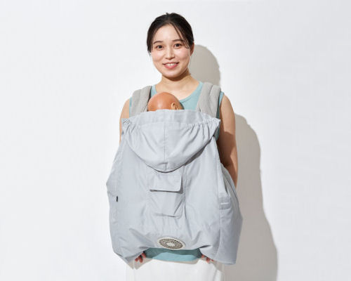 空調ベビーケープ Kucho Baby Carrier Cape kuchofuku-baby-hopper-air-