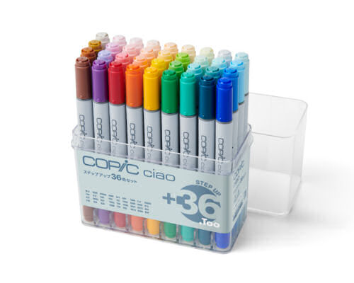 Copic Ciao 36色セット copic-ciao-step-up-36-color-