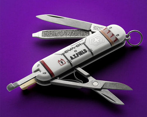 Evangelion AT Field Victorinox Classic SD EVA-01 Entry Plug