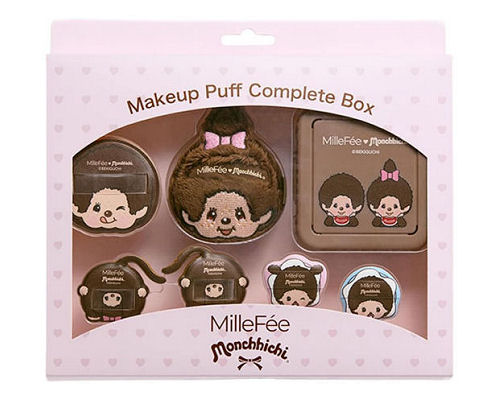 MilleFée Monchhichi コラボ コスメボックス MilleFée Monchhichi Makeup Puff Complete Box | Japan Trend Shop