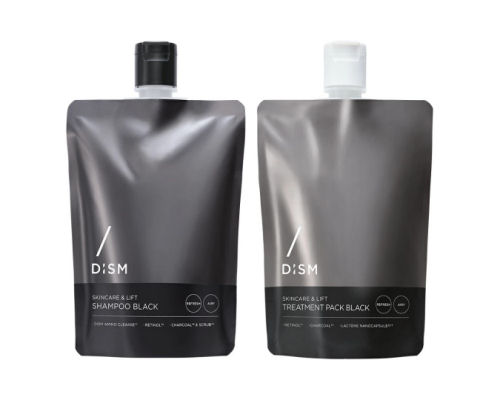 【新品】DISM EMS SKINCARE&LIFT PRO Dism Skincare and Lift Shampoo & Treatment Pack Black Refresh and