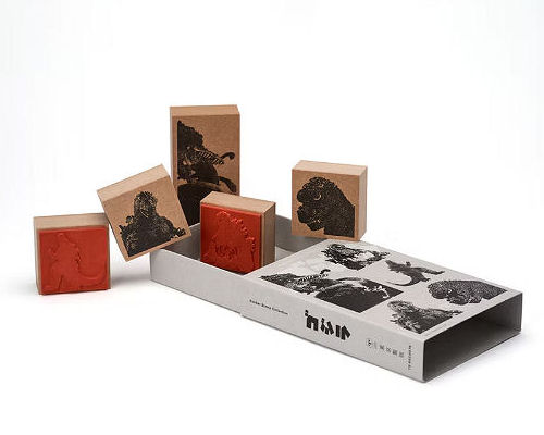 Godzilla Movies Rubber Stamp Collection | Japan Trend Shop