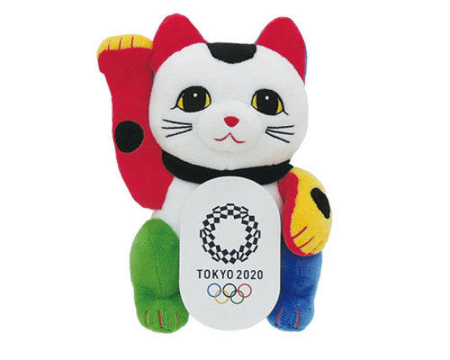 東京2020 オリンピックパラリンピック　公認キャラクター　招き猫 Tokyo 2020 Olympics Maneki-neko Beckoning Cat Toy | Japan Trend Shop