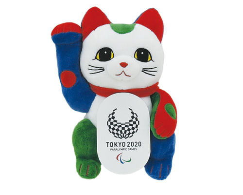 Tokyo 2020 Paralympics Maneki-neko Cat Toy | Japan Trend Shop