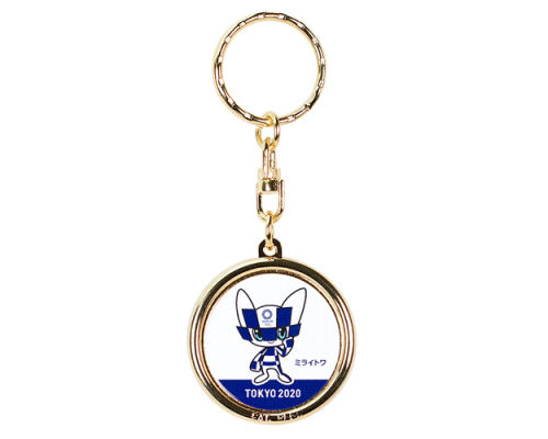 Tokyo 2020 Olympics Miraitowa Commemorative Gold Keychain | Japan