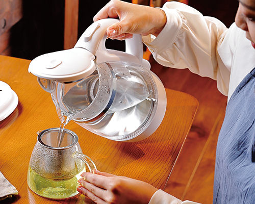 Vitantonio Glass Kettle Kyusu | Japan Trend Shop