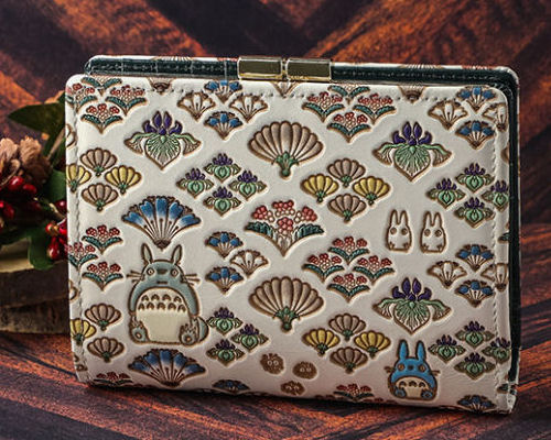 Totoro Bunkoya Ozeki Square Billfold with Clasp | Japan Trend Shop