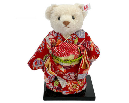 Steiff Red Kimono Teddy Bear | Japan Trend Shop