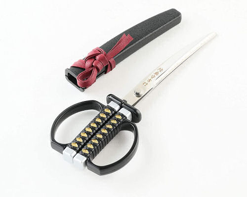 日本刀刀装具「切羽」7枚セット Nikken Sanada Yukimura Samurai Sword Scissors | Japan Trend Shop