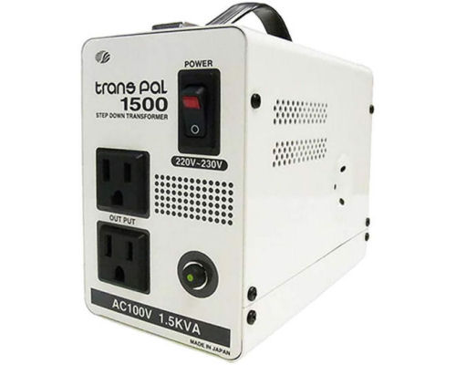 Trans Pal 1500 Step Down Transformer 220-230 V to 100 V | Japan